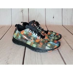 Nike Free 5.0 Trainer Fit 4 Print City Lights Shoes Women’s Size 9.5